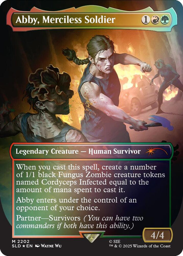 Abby, Merciless Soldier (Rainbow Foil) - Magic: The Gathering