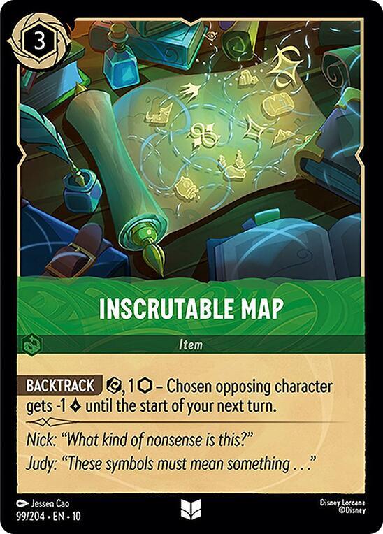 Inscrutable Map - Disney Lorcana