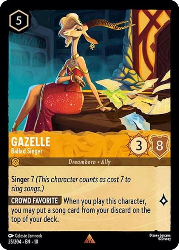 Gazelle - Ballad Singer - Disney Lorcana