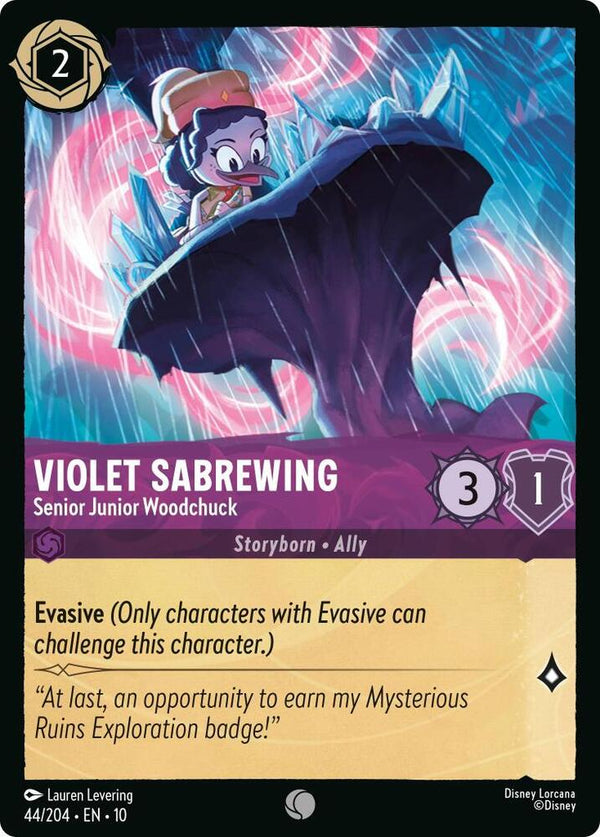 Violet Sabrewing - Senior Junior Woodchuck - Disney Lorcana