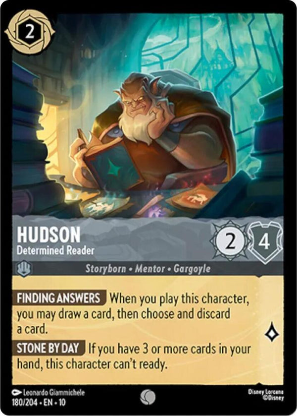 Hudson - Determined Reader - Disney Lorcana