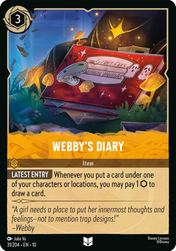 Webby's Diary - Disney Lorcana