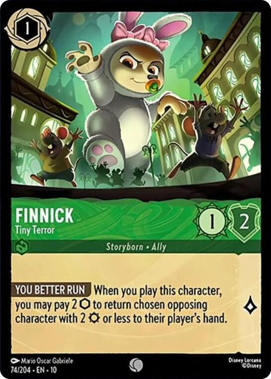 Finnick - Tiny Terror - Disney Lorcana