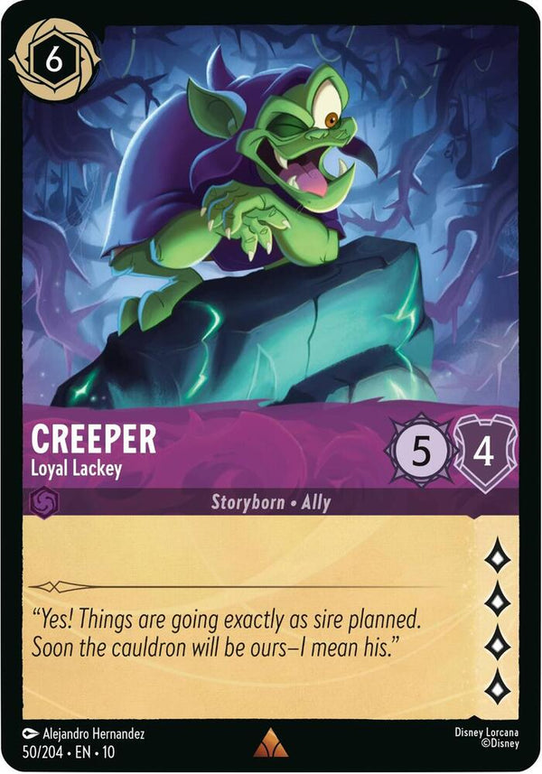 Creeper - Loyal Lackey - Disney Lorcana