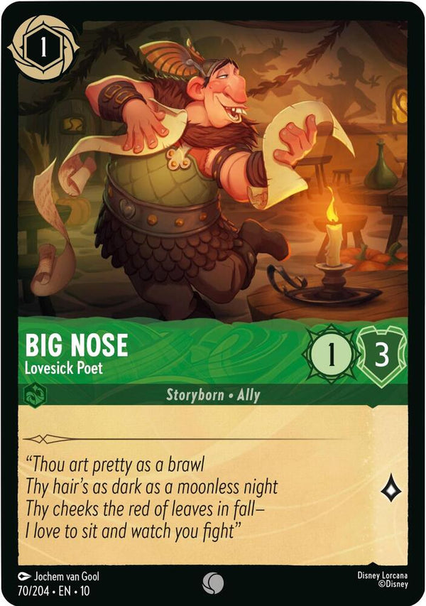 Big Nose - Lovesick Poet - Disney Lorcana
