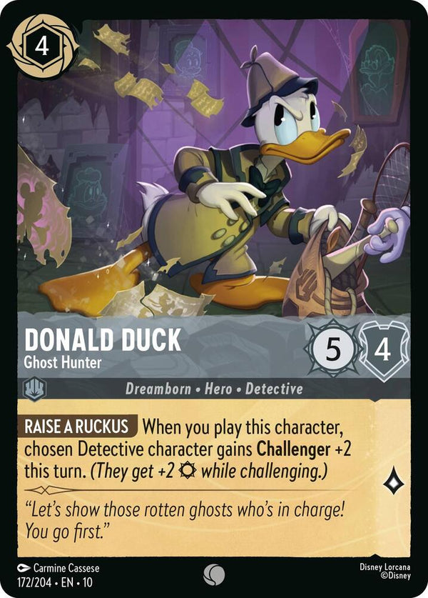 Donald Duck - Ghost Hunter - Disney Lorcana