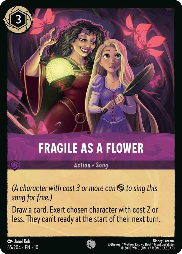 Fragile as a Flower - Disney Lorcana