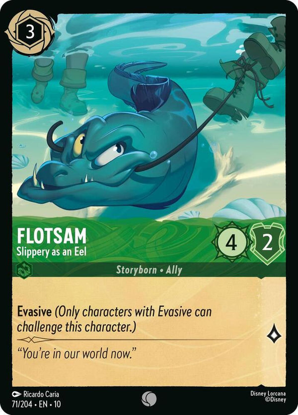 Flotsam - Slippery as an Eel - Disney Lorcana