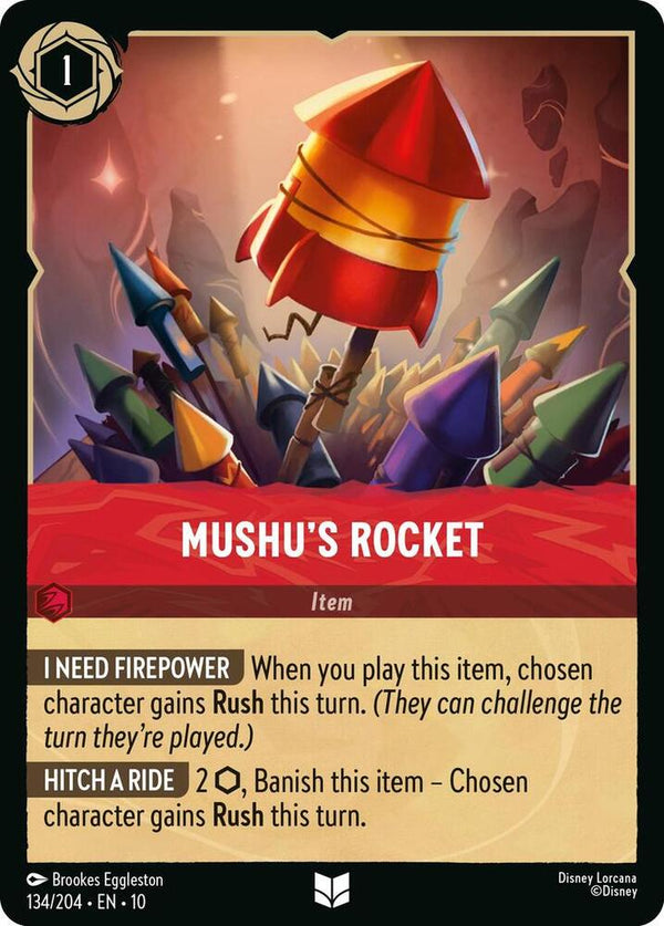 Mushu's Rocket - Disney Lorcana