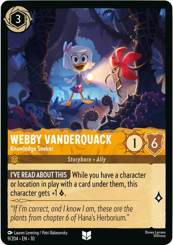 Webby Vanderquack - Knowledge Seeker - Disney Lorcana