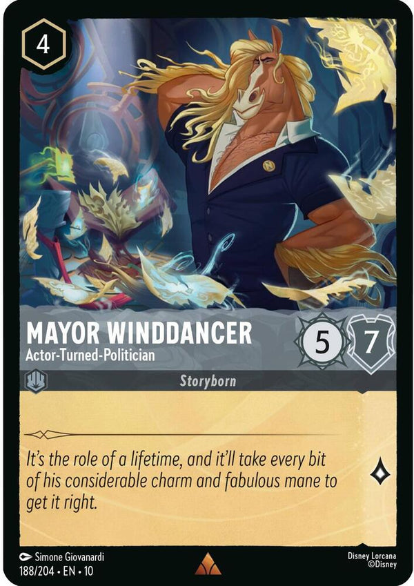 Mayor Winddancer - Actor-Turned-Politician - Disney Lorcana