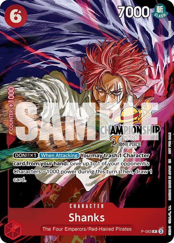 Shanks (CS 25-26 Event Pack Finalist Ver.) - One Piece Card Game
