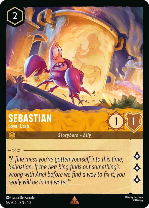 Sebastian - Loyal Crab - Disney Lorcana