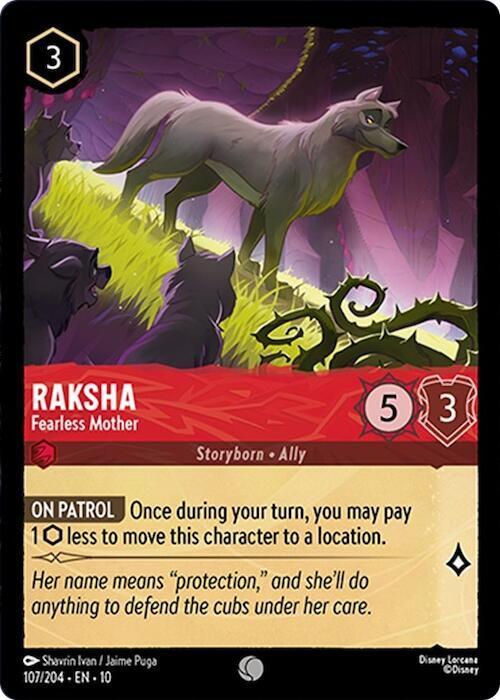 Raksha - Fearless Mother - Disney Lorcana