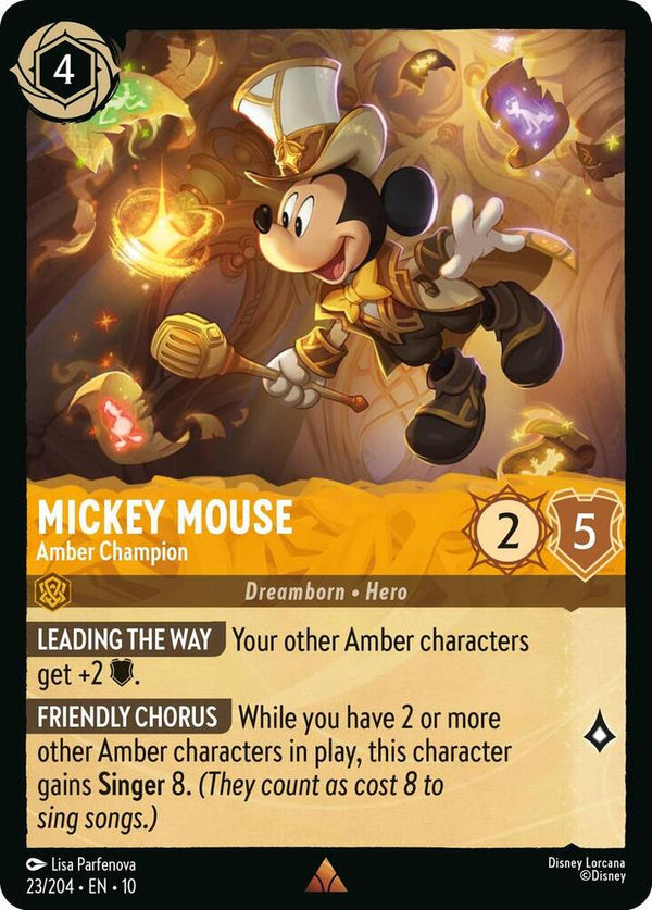 Mickey Mouse - Amber Champion - Disney Lorcana
