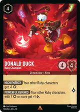 Donald Duck - Ruby Champion - Disney Lorcana