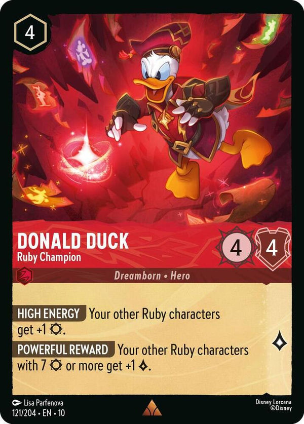 Donald Duck - Ruby Champion - Disney Lorcana