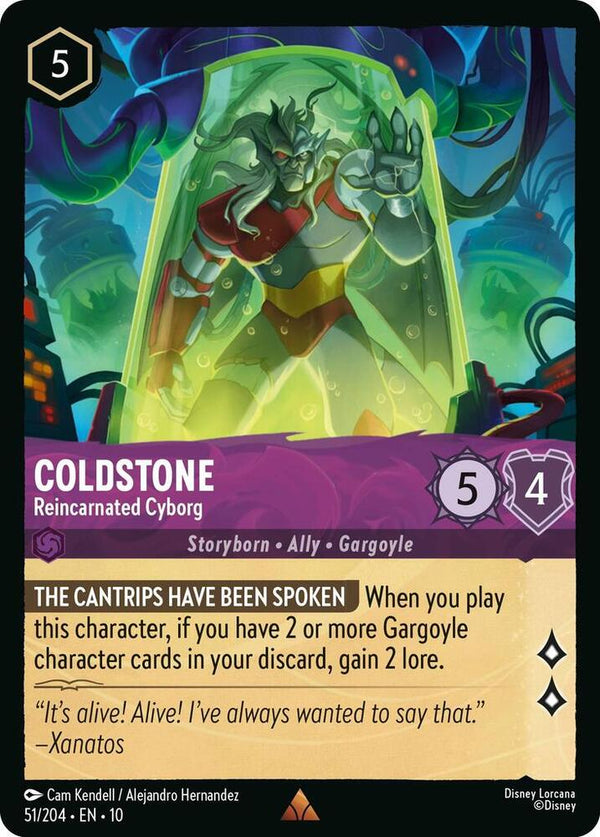 Coldstone - Reincarnated Cyborg - Disney Lorcana