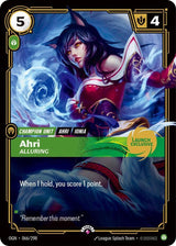 Ahri - Alluring (Launch Exclusive) - Riftbound: League of Legends TCG