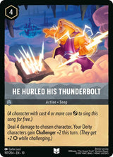 He Hurled His Thunderbolt - Disney Lorcana