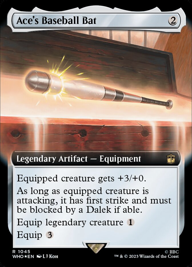 Ace's Baseball Bat (Extended Art) (Surge Foil)