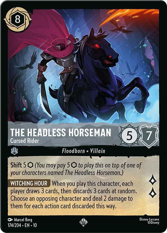 The Headless Horseman - Cursed Rider - Disney Lorcana