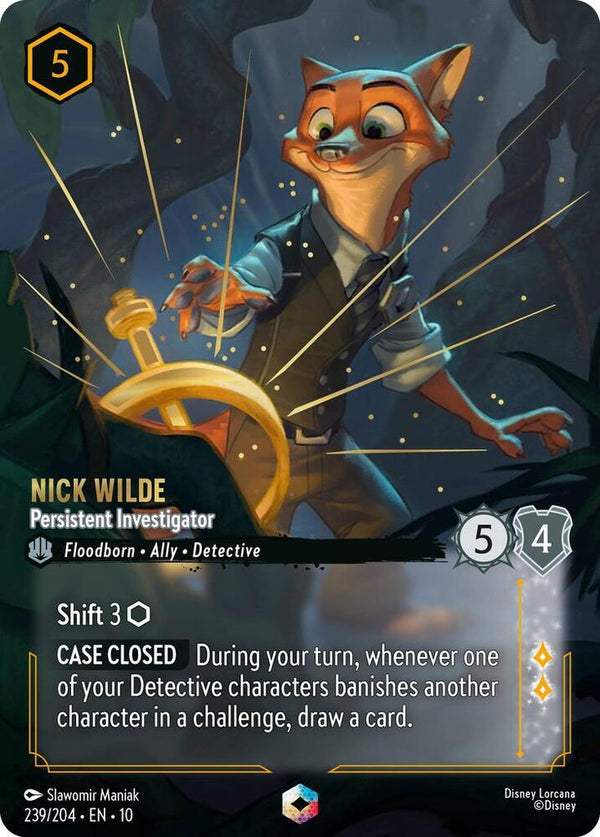 Nick Wilde - Persistent Investigator (Enchanted) - Disney Lorcana
