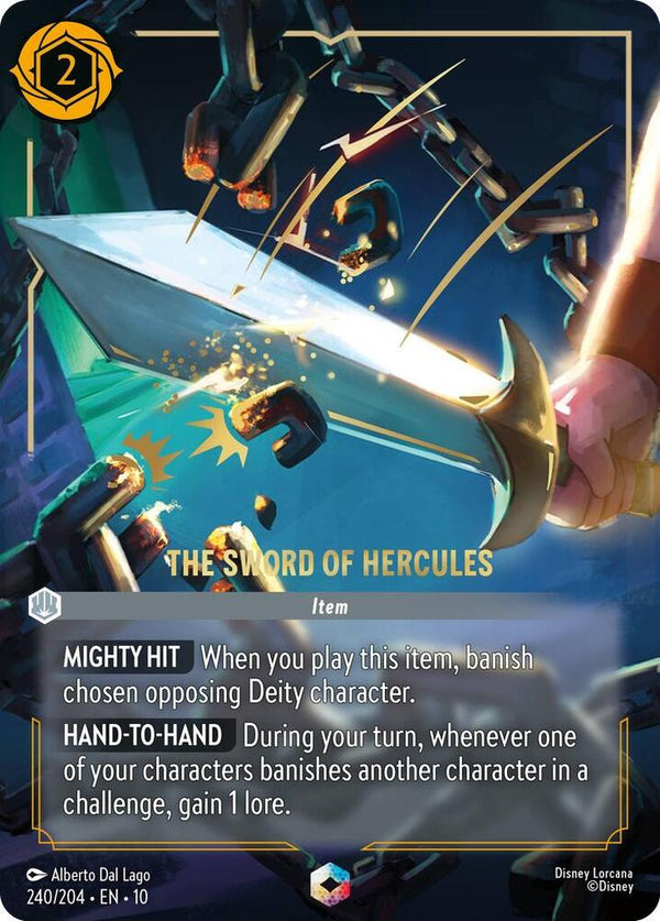 The Sword of Hercules (Enchanted) - Disney Lorcana