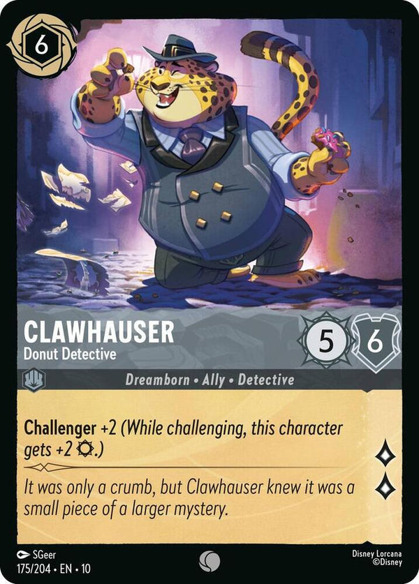 Clawhauser - Donut Detective - Disney Lorcana