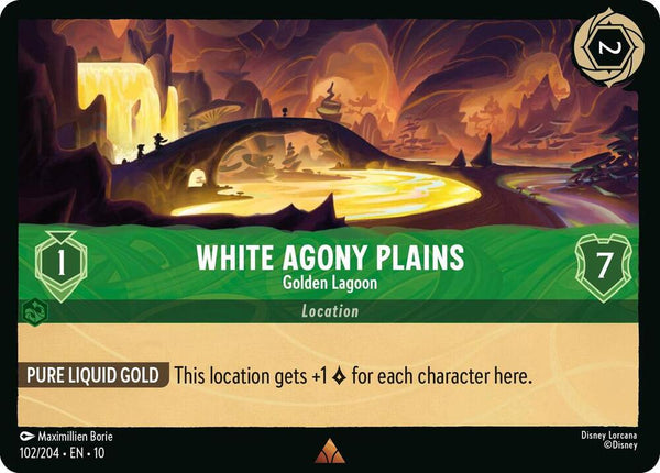 White Agony Plains - Golden Lagoon - Disney Lorcana