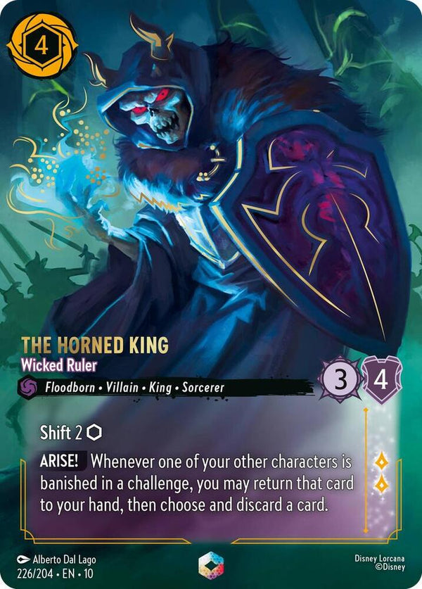 The Horned King - Wicked Ruler (Enchanted) - Disney Lorcana