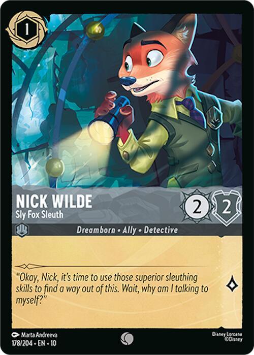 Nick Wilde - Sly Fox Sleuth - Disney Lorcana