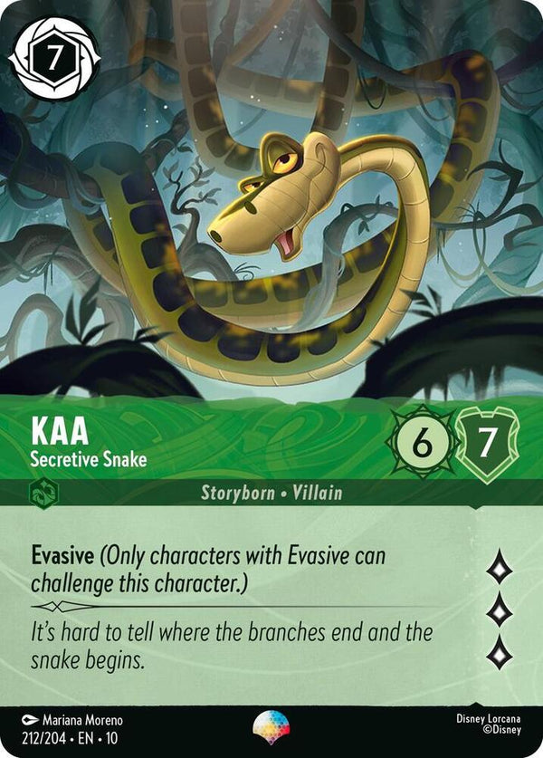 Kaa - Secretive Snake (Epic) - Disney Lorcana
