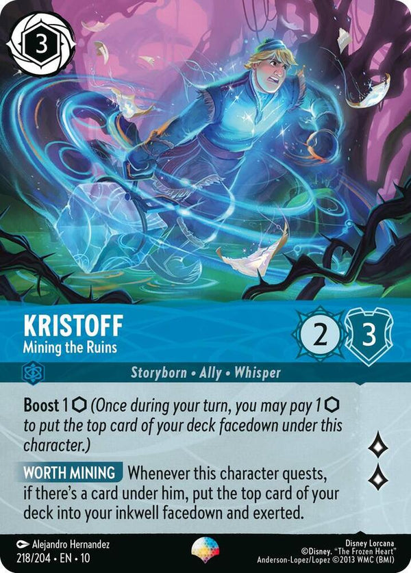 Kristoff - Mining the Ruins (Epic) - Disney Lorcana