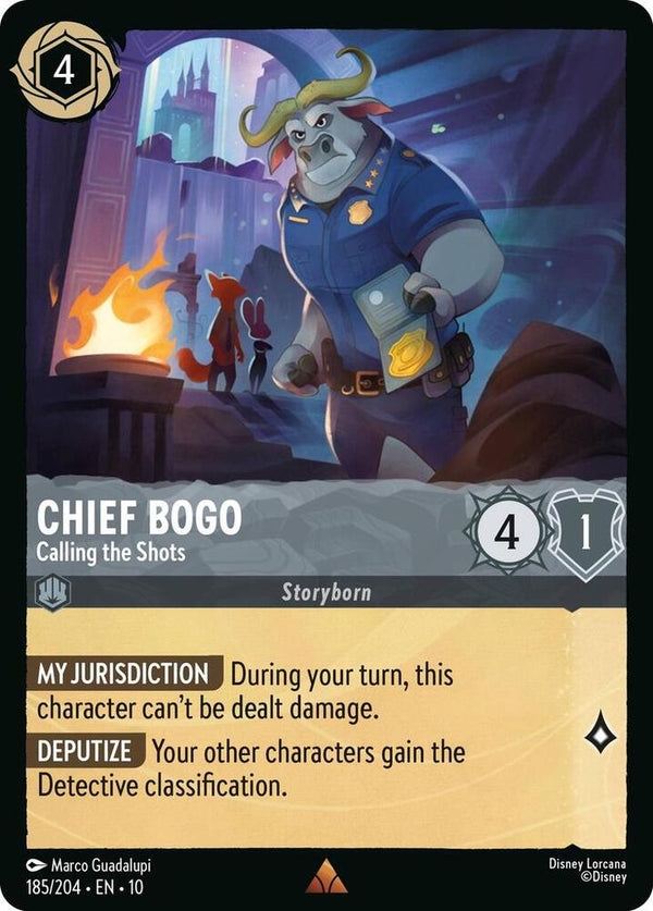 Chief Bogo - Calling the Shots - Disney Lorcana