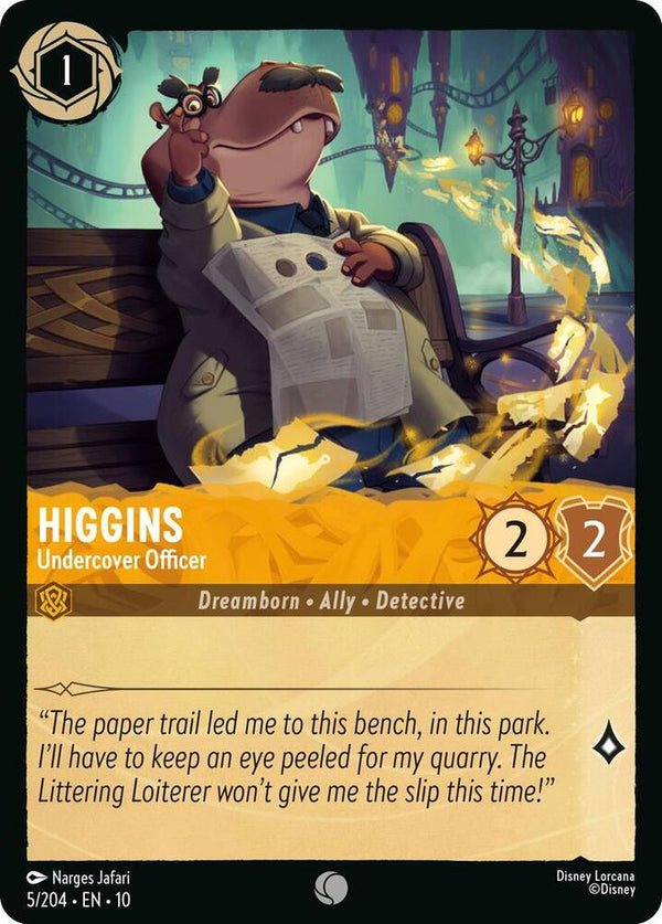 Higgins - Undercover Officer - Disney Lorcana