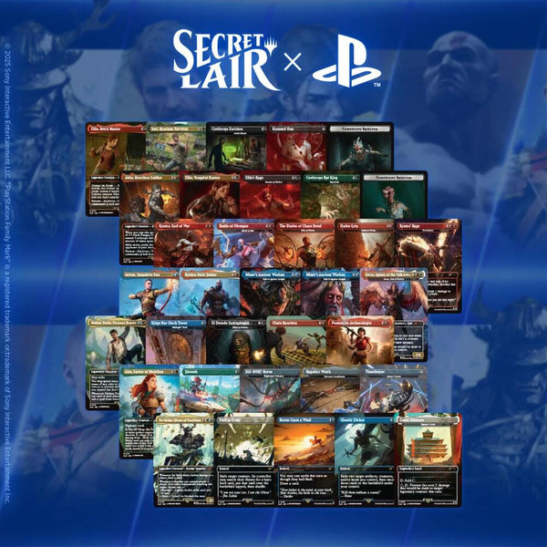 Secret Lair x Playstation Superdrop: Non-Foil Trophy Bundle - Magic: The Gathering
