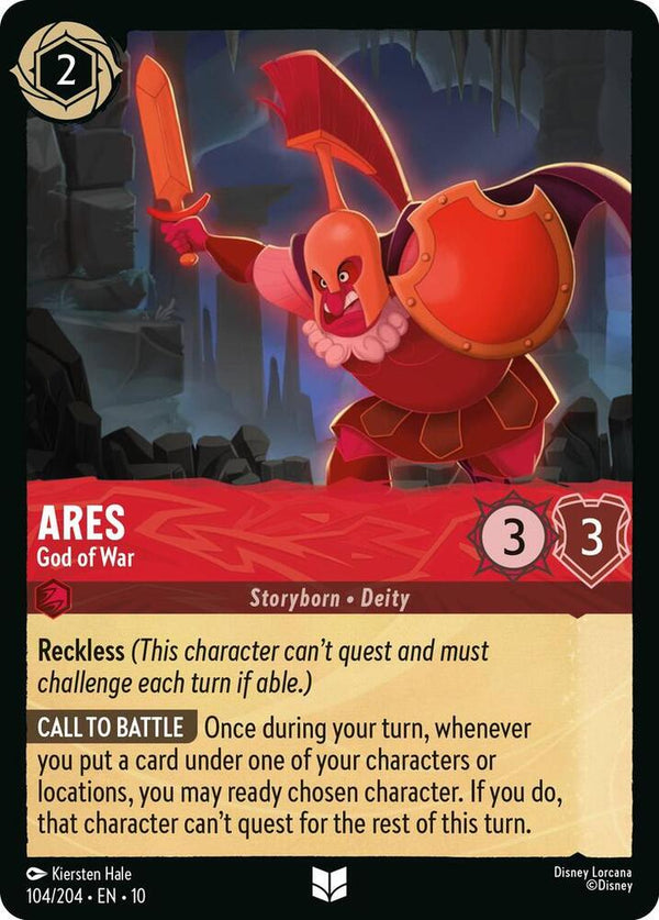 Ares - God of War - Disney Lorcana