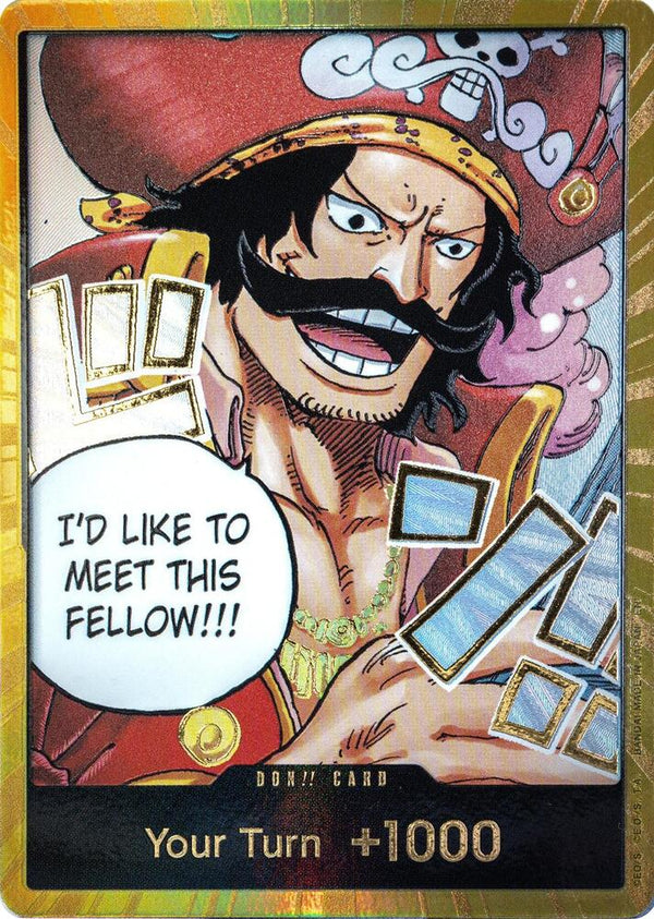 DON!! Card (Gol.D.Roger) (Gold) - One Piece Card Game