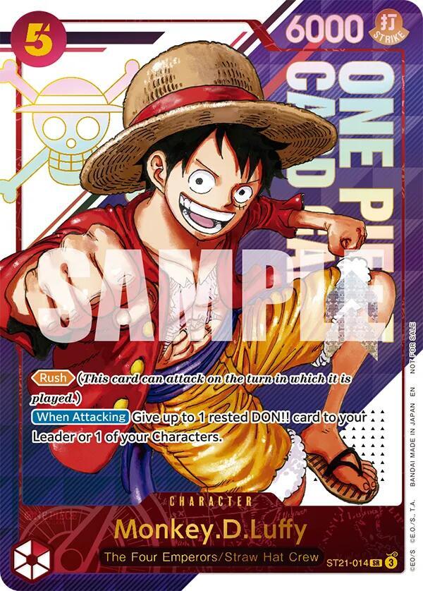 Monkey.D.Luffy - ST21-014 (3rd Anniversary Treasure Campaign Pack) - One Piece Card Game