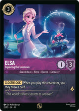 Elsa - Exploring the Unknown - Disney Lorcana