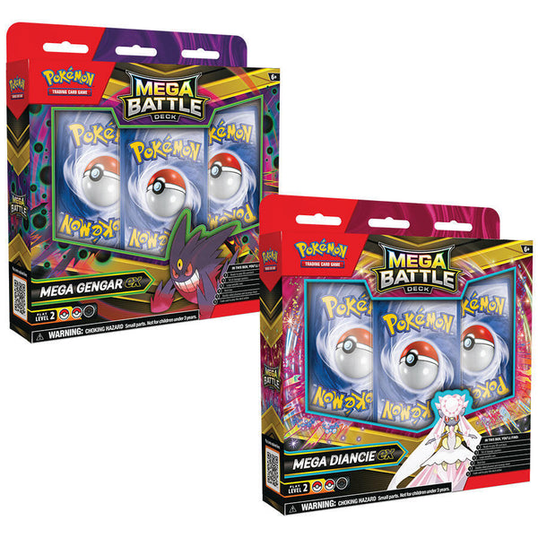 Mega Battle Deck: Mega Gengar ex/Mega Diancie ex [Set of 2] - Pokémon
