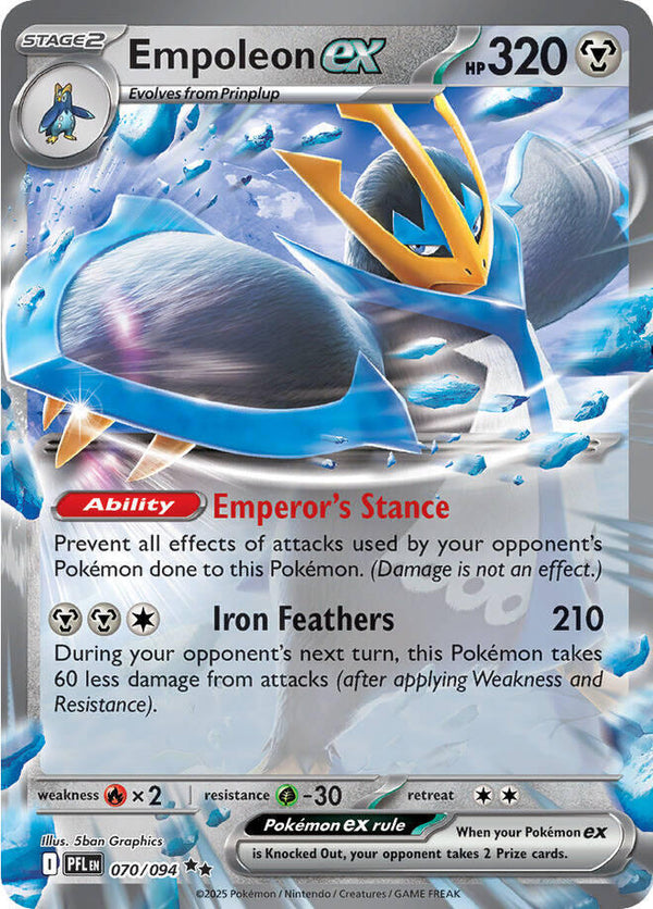 Empoleon ex - 070/094 - Pokémon
