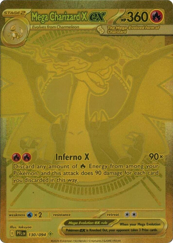Mega Charizard X ex - 130/094 - Pokémon