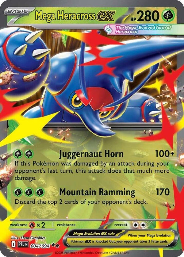 Mega Heracross ex - 004/094 - Pokémon