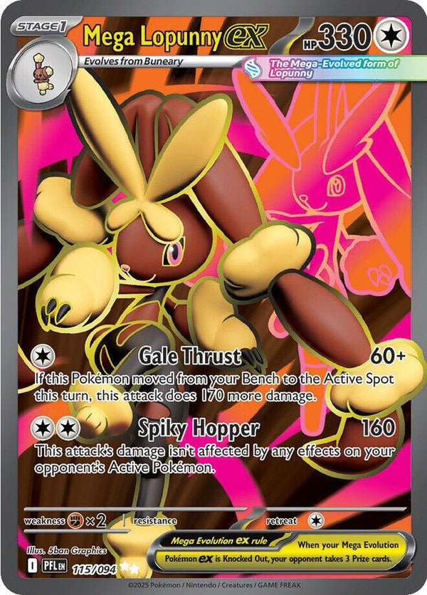 Mega Lopunny ex - 115/094 - Pokémon