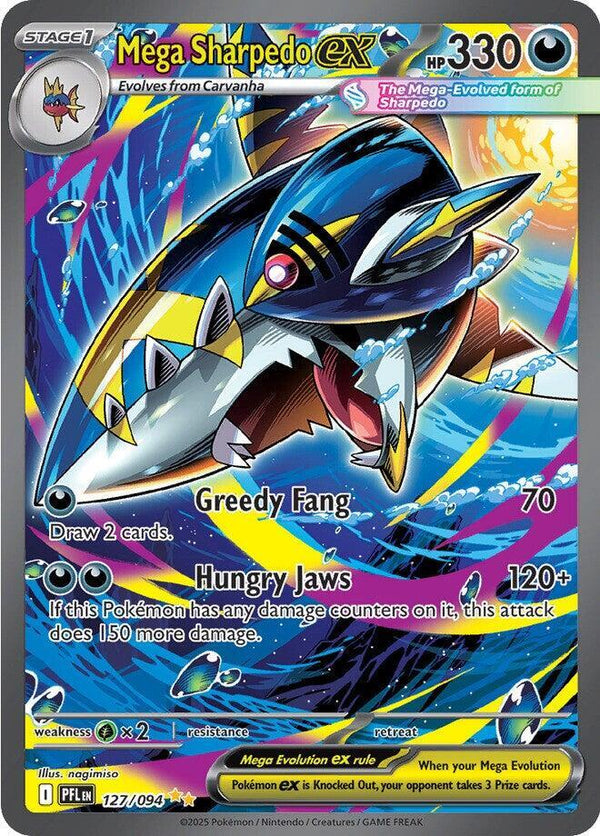 Mega Sharpedo ex - 127/094 - Pokémon