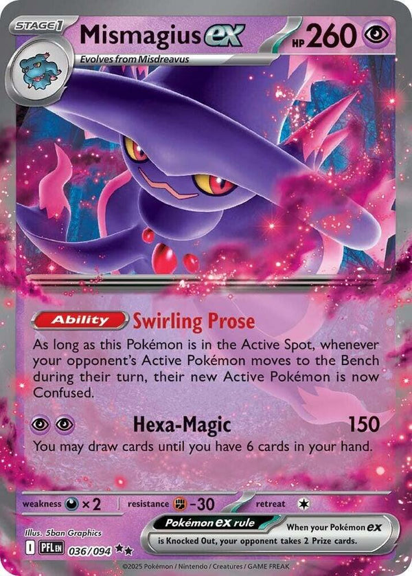 Mismagius ex - 036/094 - Pokémon