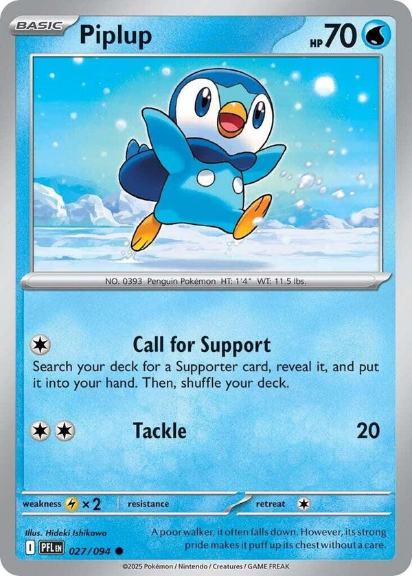 Piplup - 027/094 - Pokémon