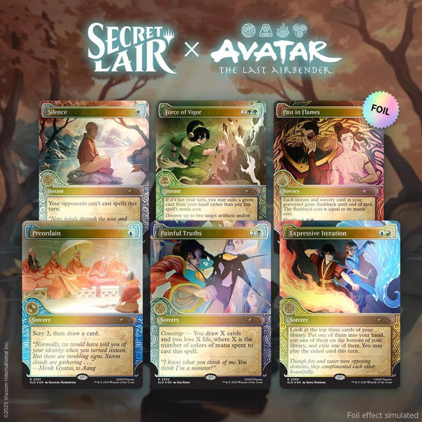Secret Lair x Avatar: The Last Airbender: One with the Elements - Rainbow Foil Edition - Magic: The Gathering
